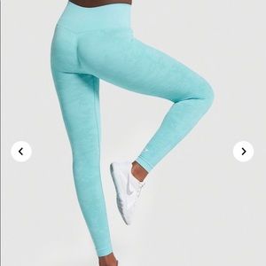 GYMSHARK CAMO SEAMLESS LEGGINGS SIZE LARGE